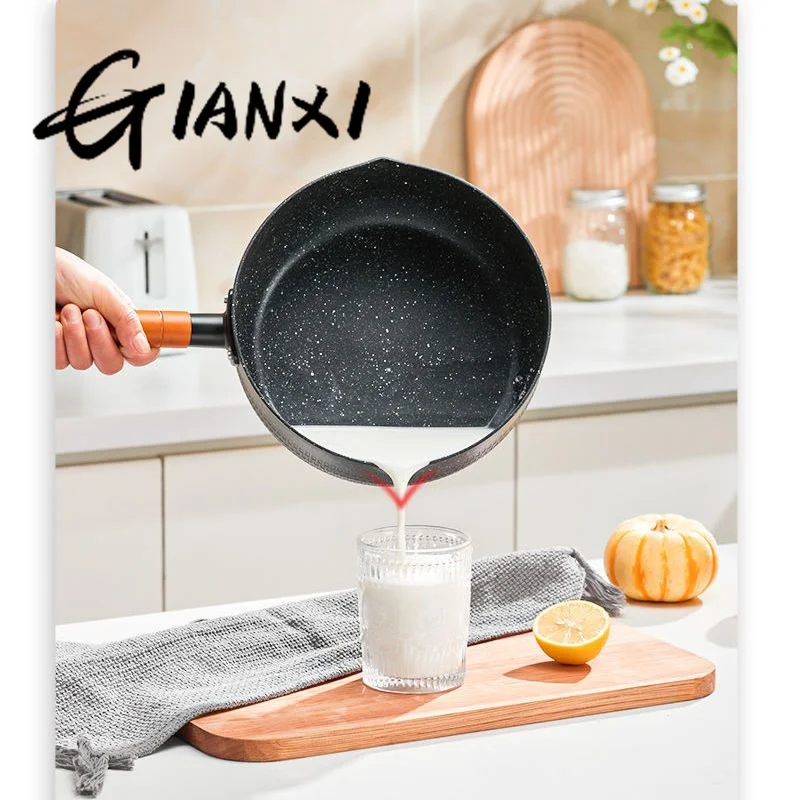 GIANXI Snow Pan non-stick Pot Small Milk Pot One Baby Food Pot Baby Cooking Noodles Small Pot Soup Pot Induction Cooker