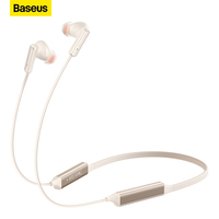 Baseus U2 Pro Headphones Sports Neckband Wireless Bluetooth 5.2 Earphone Hybrid ANC Noise Cancelling Earbuds Fone Headsets Gamer