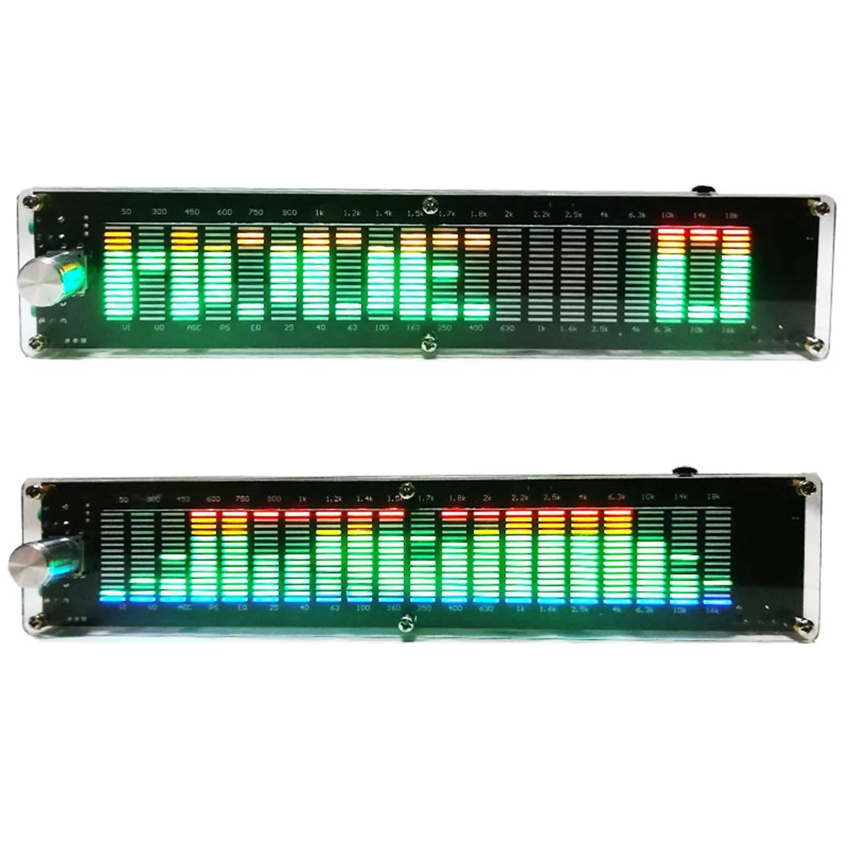 LED Music Spectrum Display Multimode Level Indicator Light Rhythm Analyzer VU Meter DC 12V Car Rhythm Light with DSP