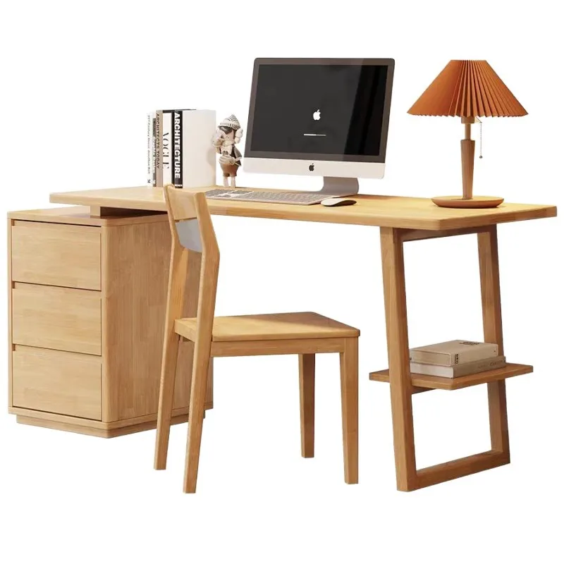 Designer Storage Executive Desk Wood Writing Kids Home Laptop Executive Desk Computer Study Mesa De Escritorio Office Furniture