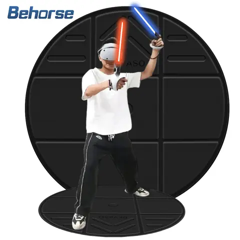 Universell VR-matta för Apple Vision Pro/Meta Quest 3S/3 Surrounding Games Stående rörelsesimulering Rund matta Hopfällbar VR-matta 10 best sales VR-matta - №2