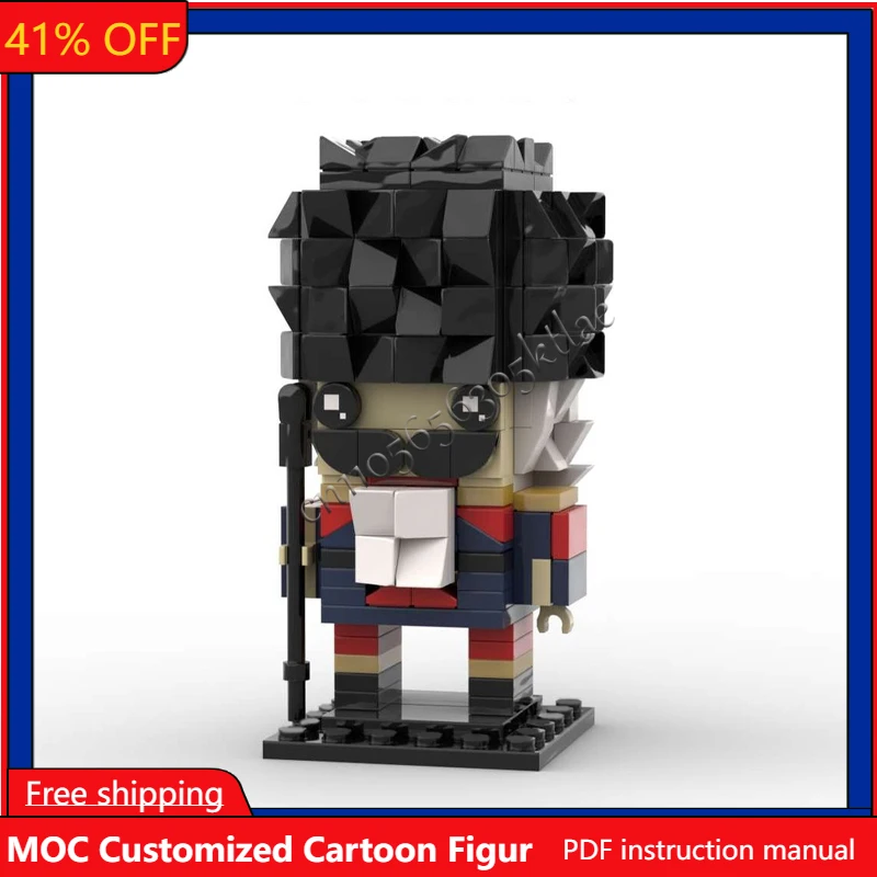 

237 PCS MOC Customize Famous Nutcracker Casse Noisette Brickhead Model DIY Creative Puzzle Birthday Cartoon Anim Figure Toy Gift