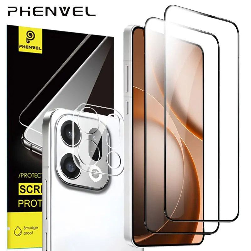 Oleophobes Schutzglas für OPPO FiND X9 Pro, X9S Pro, X9S, X9 Ultra, X9 Anti-Explosions-Displayschutz aus gehärtetem Glas