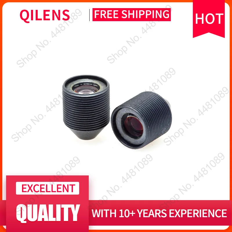 QILENS CCTV Lens M7 10mm for Security 720P 1080P HD Mini Camera Pin hole Lens