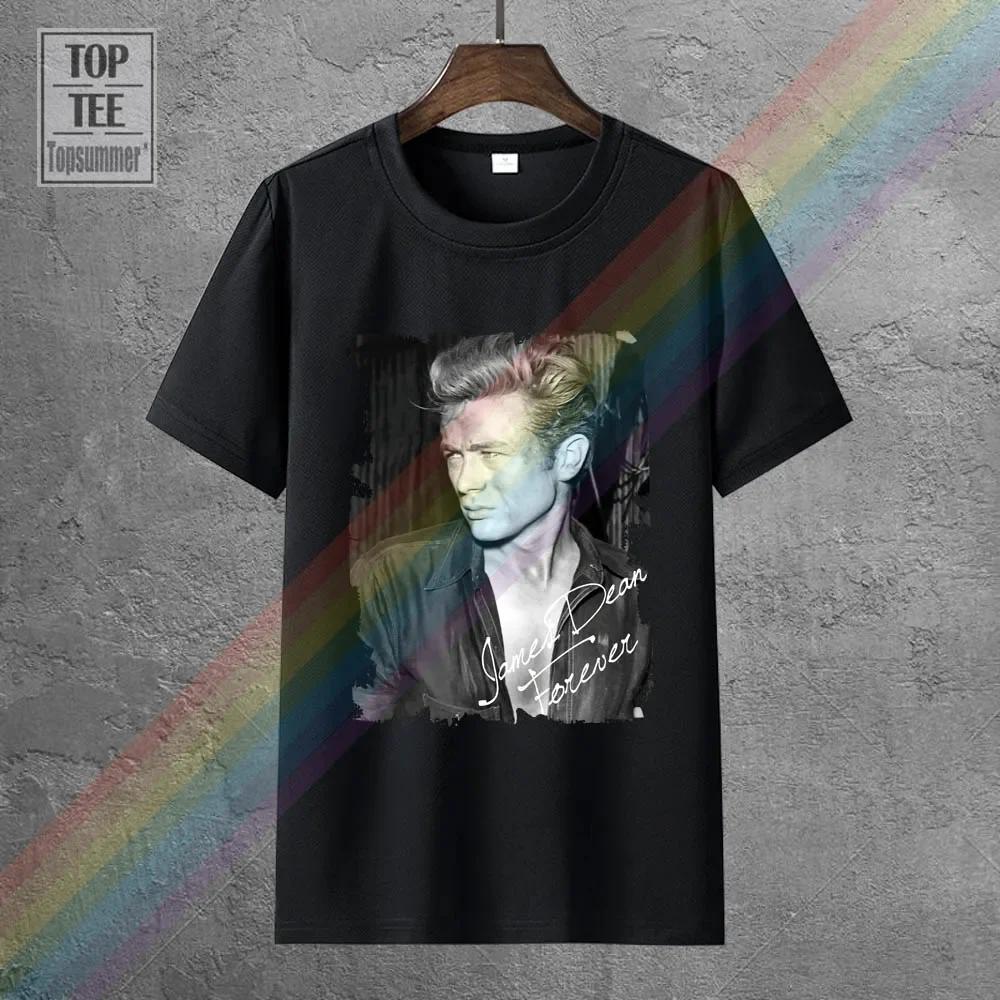 James Dean T Shirt 100% Cotton Cool Casual Sleeves Cotton T-Shirt Fashion