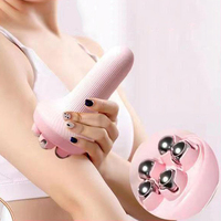 Handheld Roller Ball Handheld Massagers Shaping Relax Body Muscles Meridian Dredging Portable Steel Ball Magnetic Bead Massager