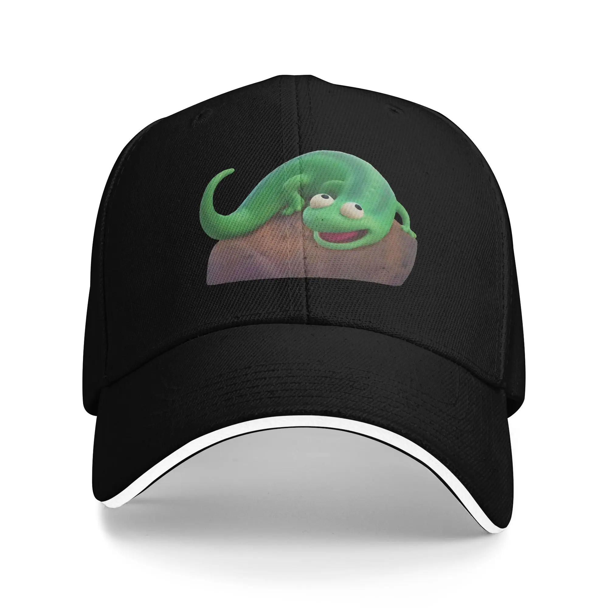 Hoppers Cartoon  Tom Lizard   Baseball Caps Retro  Sandwich Caps Unisex Adjustable Dad Hat Travel Gift