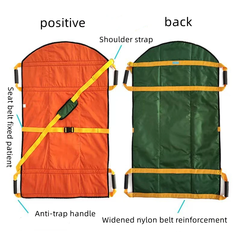 Patient Transfer Belt Mat Disabled Shifting Pad Elderly Transport Carrying Mobile Belt Bedsore Turn Over Lift Movement Shift