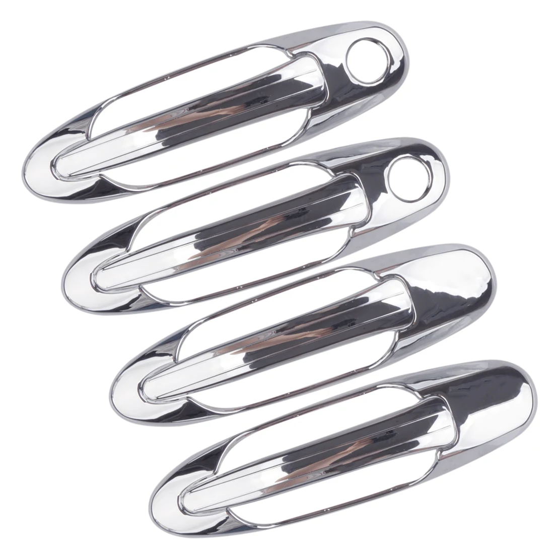 Car Exterior Door Handle Bowl Covers Trims Fit For Toyota Land Cruiser 100 LC100 Lexus LX470 1998-2004 2005 2006 2007 Silver