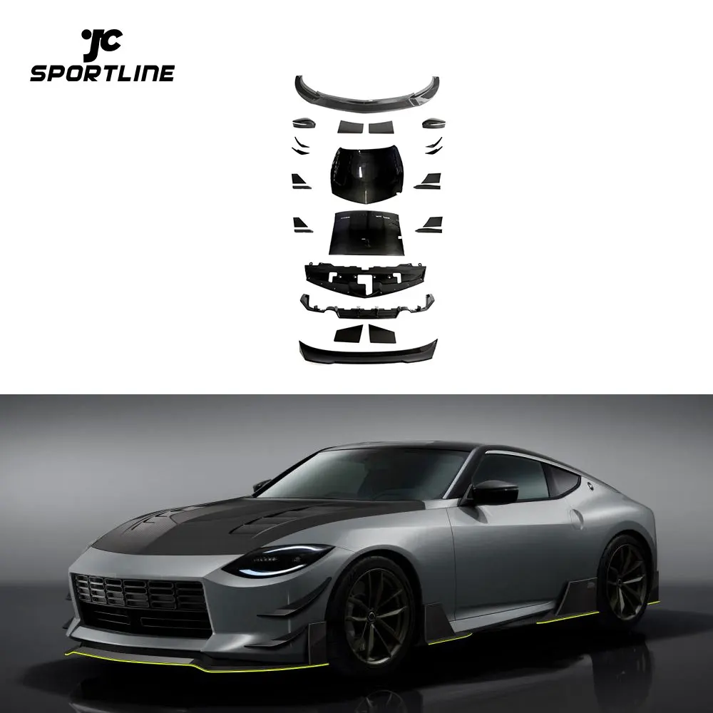 400Z Prepreg Dry Carbon Fiber Car Body Lip Kit Spoiler for Nissan 400Z 2022