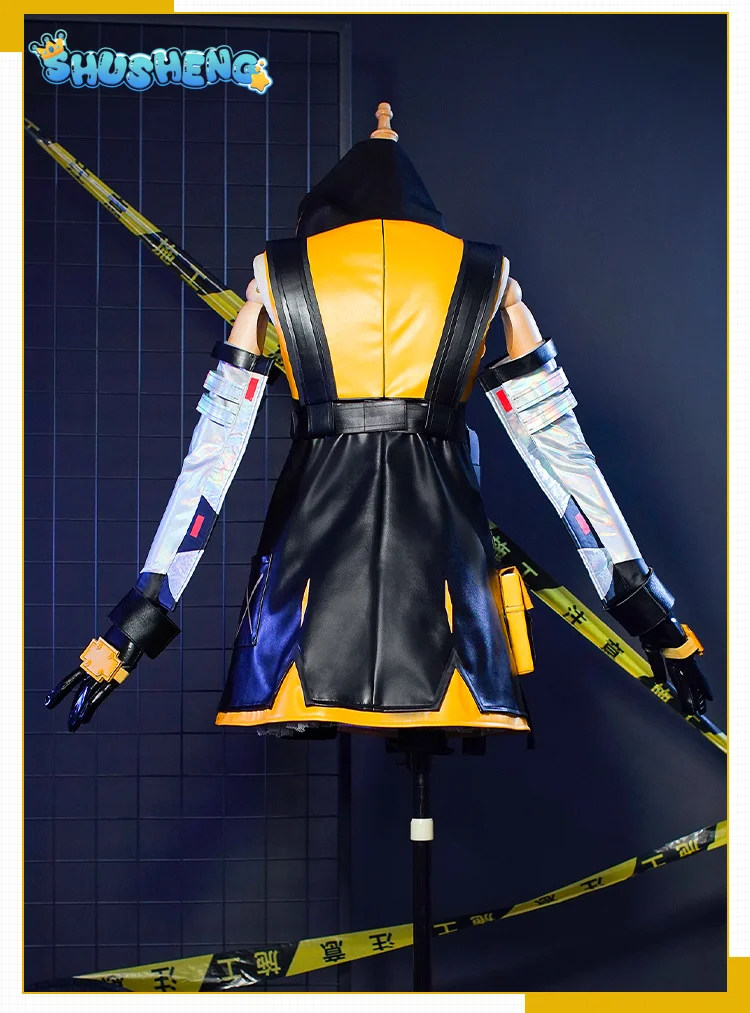 

Zenless Zone Zero Soldier 11 Game Suit Cool Lovely Uniform Cosplay Costume Halloween Role Play Women Leather jumpsuit skirt