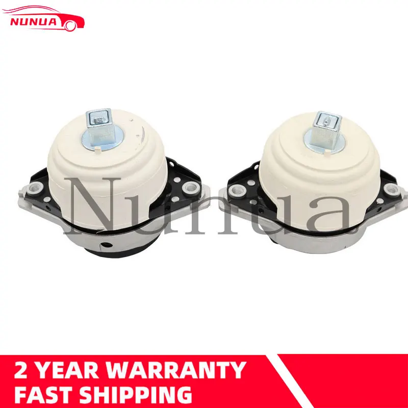 2PCS Left /Right Engine Motor Mount Bracket Support Bearing OEM 1662406017 1662406117 For Mercedes-Benz GL450 ML500 ML550 GLE500