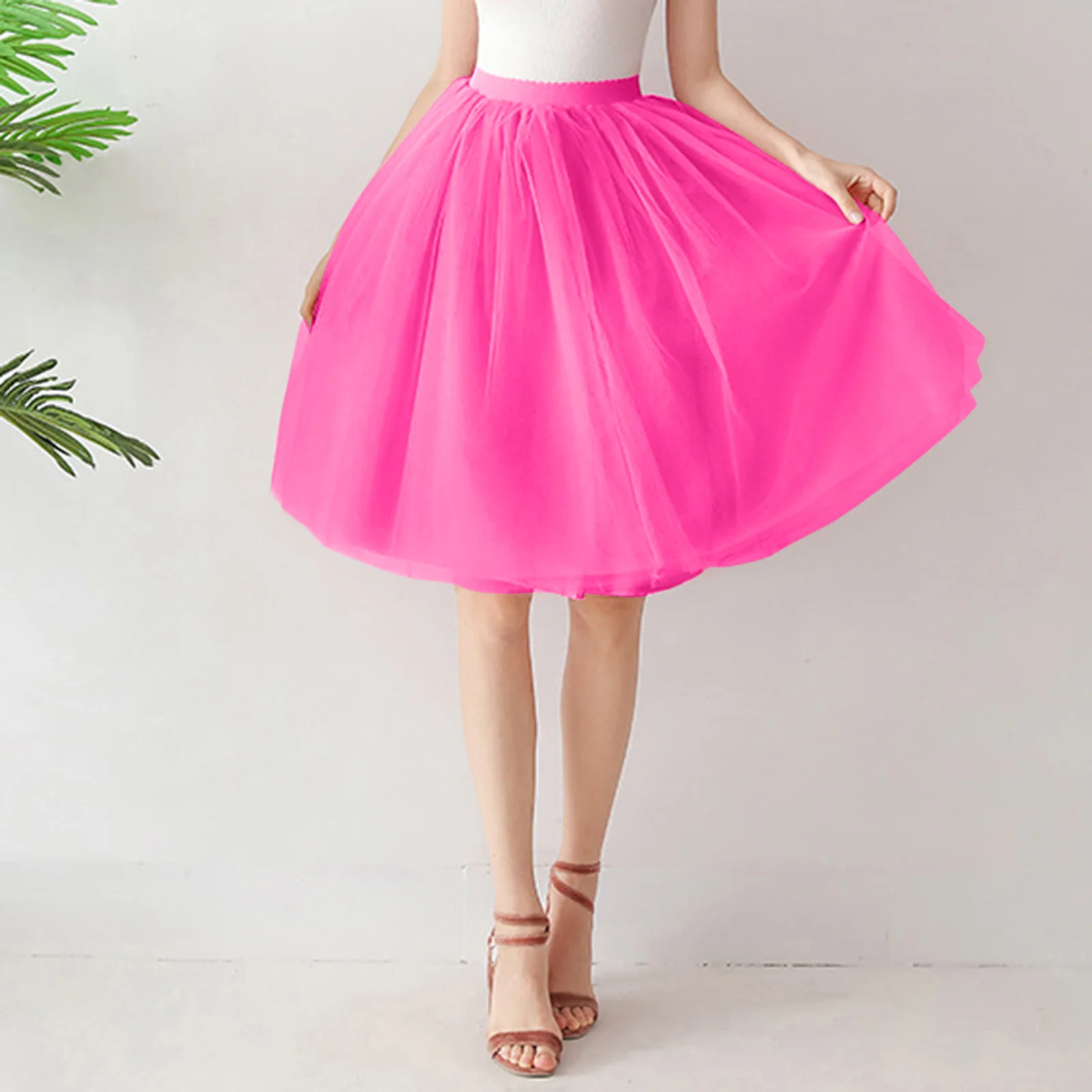 

Women Large Costume Tulle Skirt Tutu Underskirt Short Gown Ballet Dance Dress Evening Dress Occasion Pleated Skirt Girls