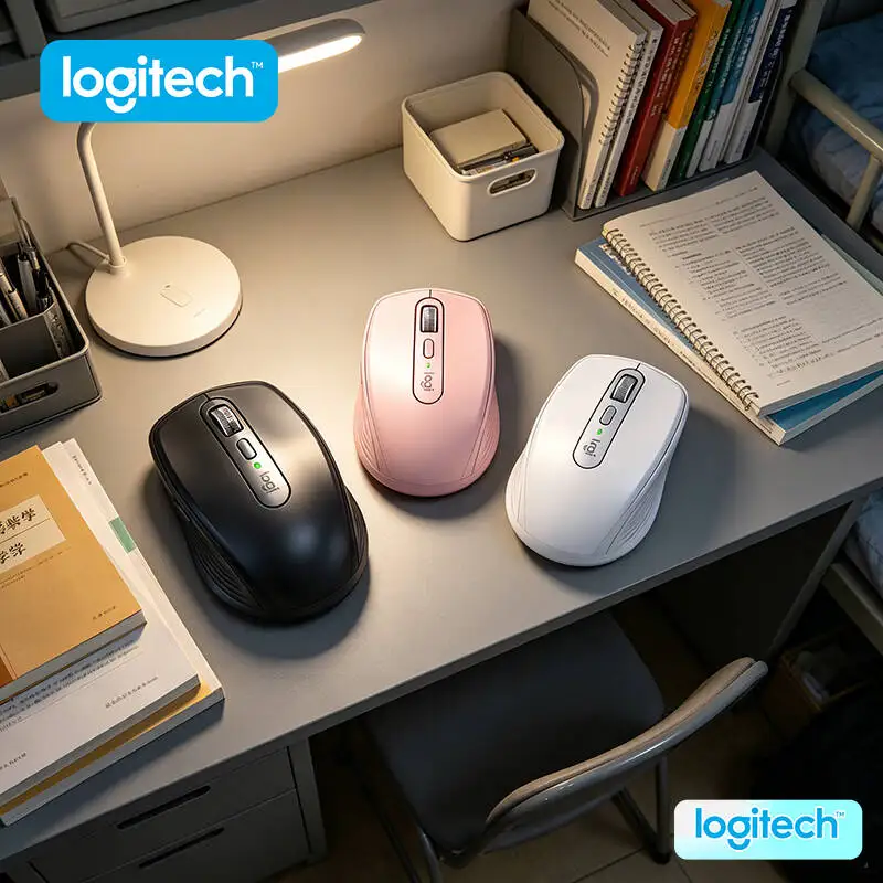 Top-Tier Logitech MX Anywhere 3S Mouse - 8000 DPI, MagSpeed Scroll, Silent Click, Multi-OS Support for Campus Office Travel