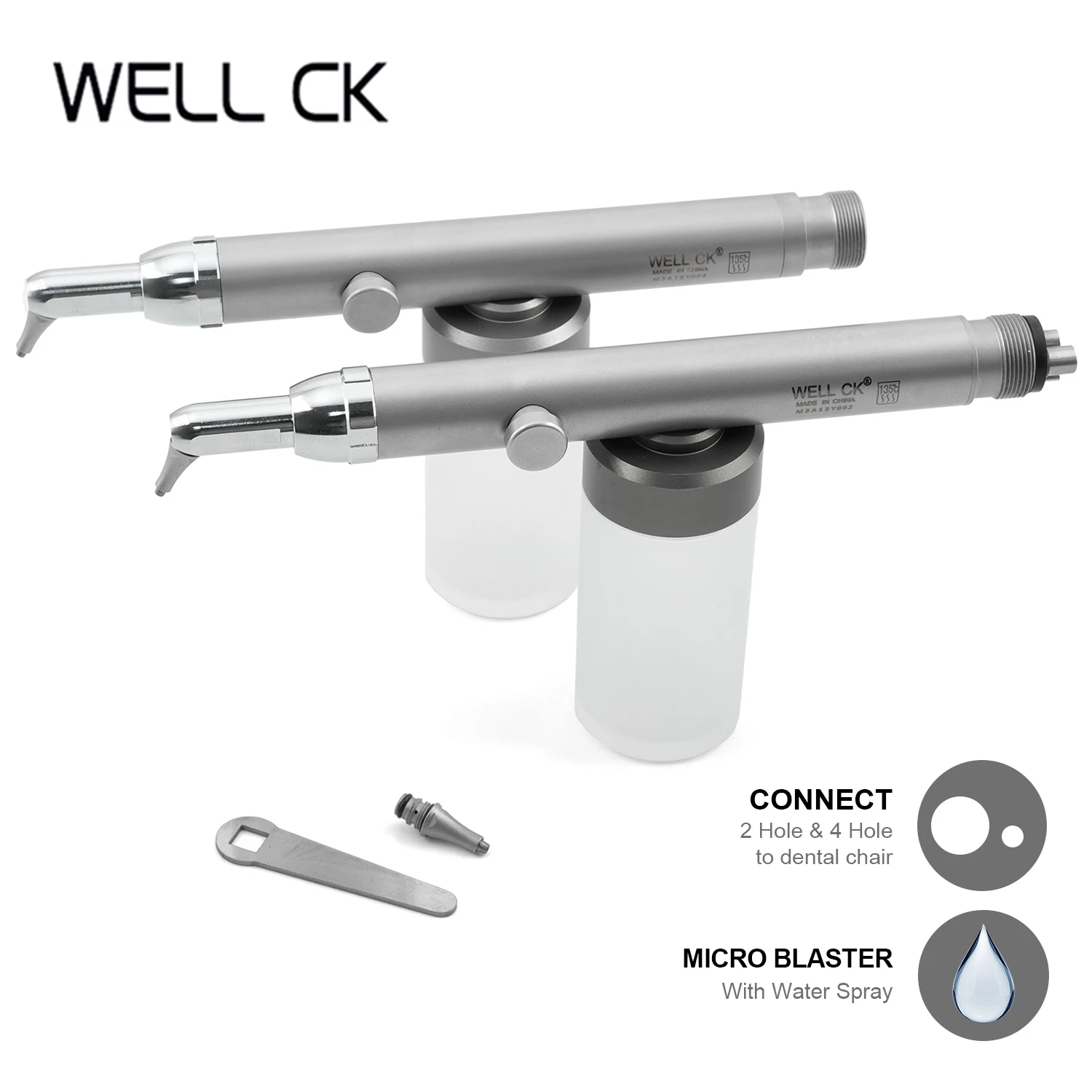 WELL CK Dental tlenek glinu Micro Blaster interfejs Microetcher piaskowanie pistolet na tlenek glinu ścieranie powietrzem polerka narzędzia stomatologiczne