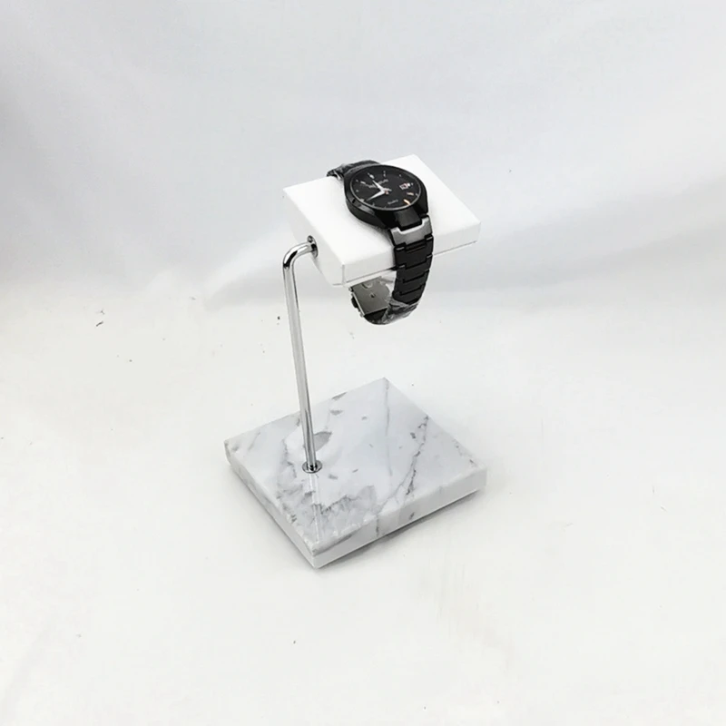 Marble Watch Stand New Creative Watch Display Stand Watch Stand PU Leather Watch Holder Square