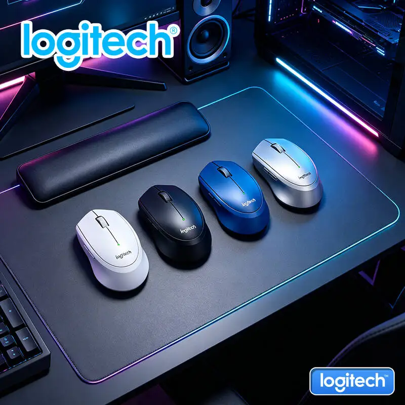Ratón Inalámbrico Logitech M330 Silent Plus para Computadora Portátil, Funcionamiento Ultra Silencioso, Agarre Ergonómico, m330 Logitech M280/M330/M100R