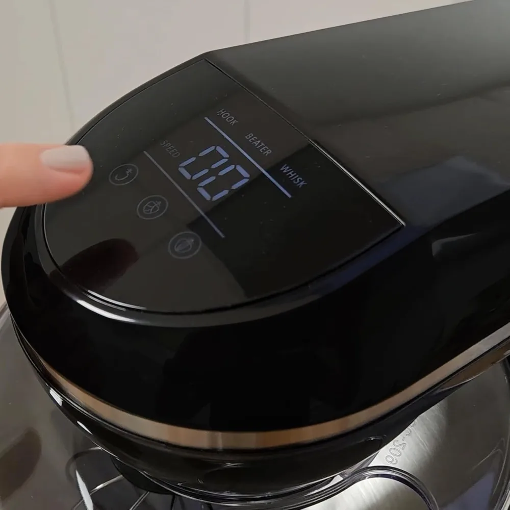 Briebe Batidora Amasadora Repostería1800W MAX، Robot Cocina Professional، Movimiento Orbital، Varillas، Bol 5 L، 6 Velocidades +