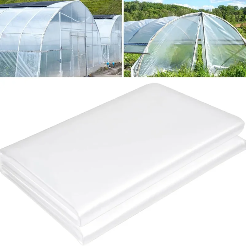 6S Clear PE Garden Frost Protection Film Breathable Plant Cold Weather Cover Netting Anti-freeze Greenhouse Plastic Roll for Veg