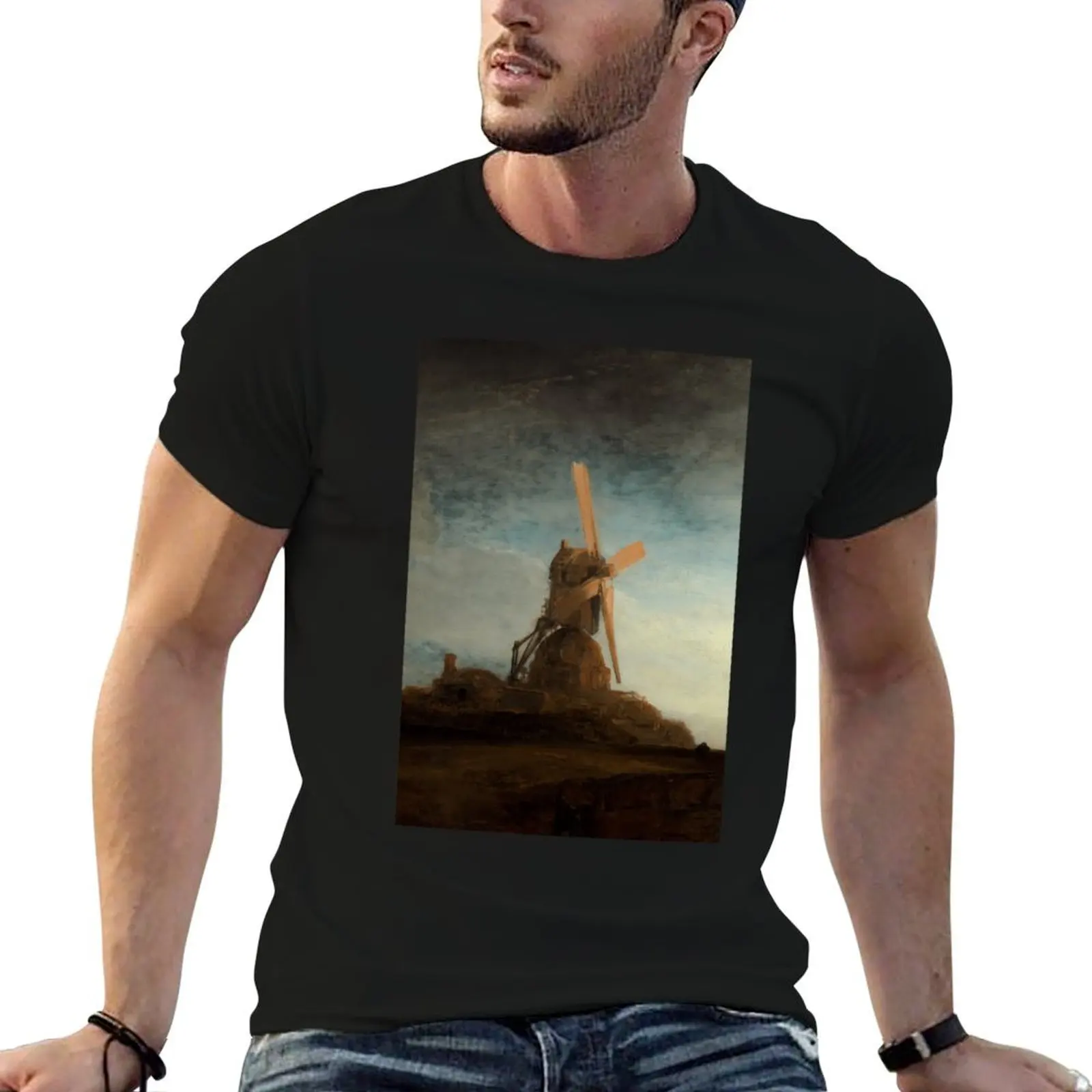 

- Mill men with man t The shirts prints Rembrandt T-Shirt t \t shirts for