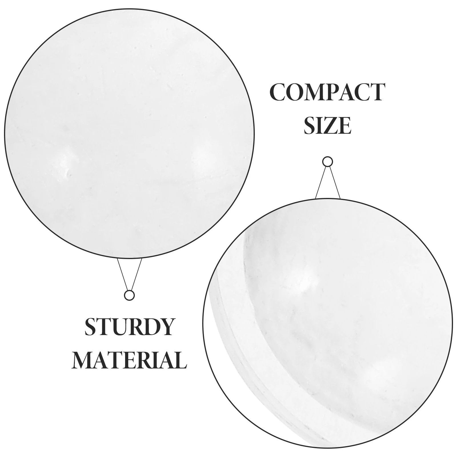 

5 Pcs Magnifying LED Focus Lens Jewelry Optical Magnifier Transparent PMMA (acrylic) Flashlight Replacement