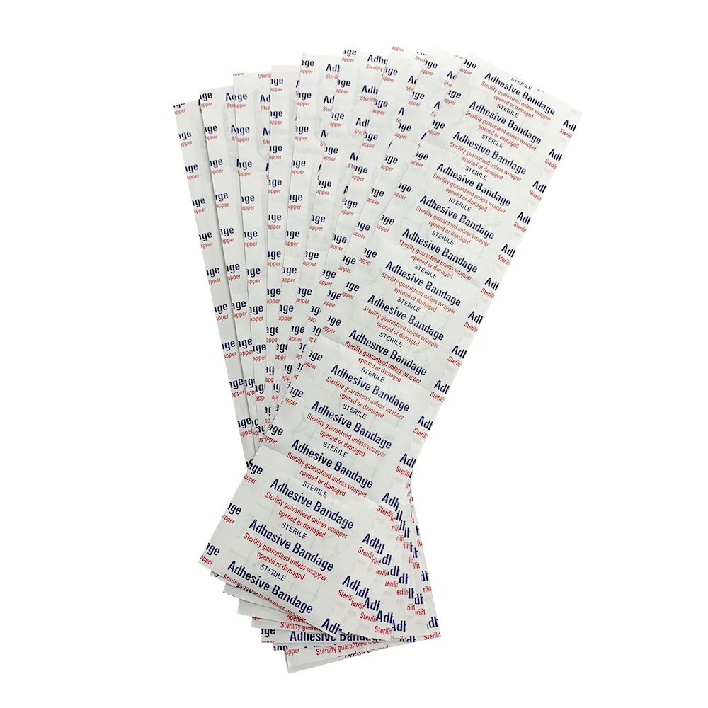 50PCS 38*38mm Transparent PU Waterproof Wound Plaster Band Aid Adhesive Bandage Protective Sticker for Outdoor Home First Aid