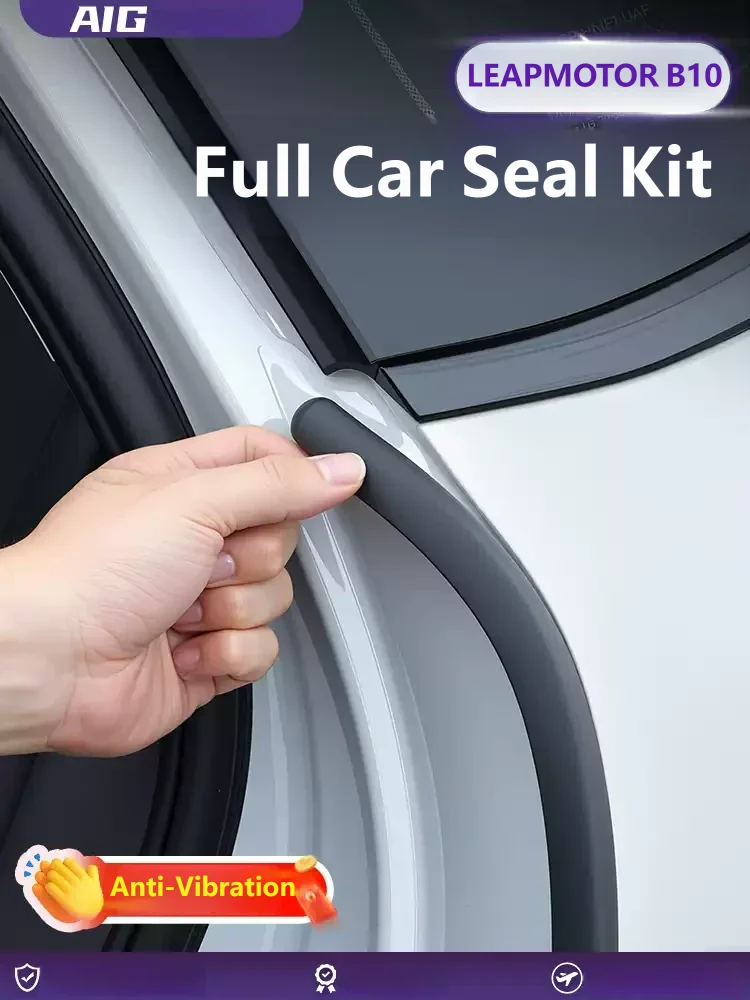 For LEAPMOTOR B10 2025 2026 Accessories Car Sealing Strip, Car Noise Reduction And Dust Prevention Decorative Strip