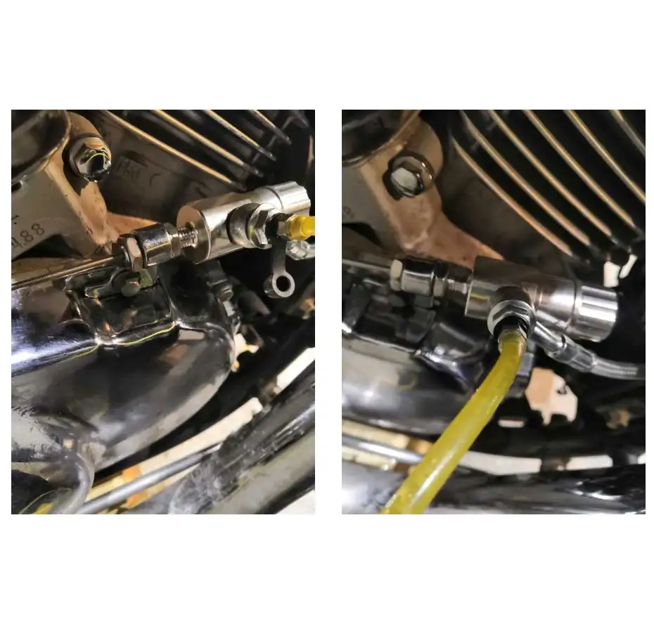 Motorcycle Master Cylinder Lever Hydraulic Clutch Oil Hose Line Pipe Rear Foot Brake Pull Rod Atv Dirt Pit Bike Braided Tubing