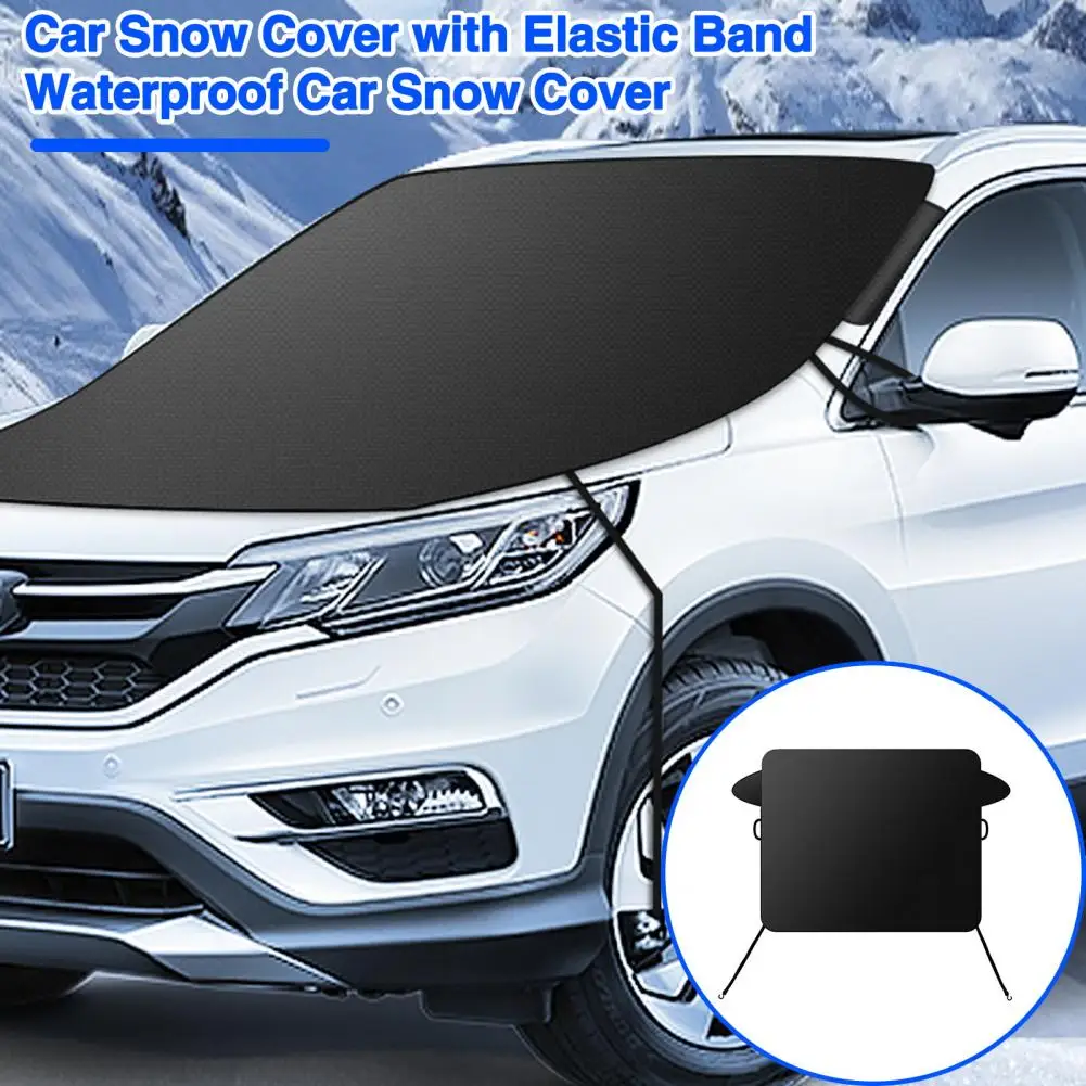 Uv proof Car Universal Car Windshield Snow Cover Sun resistant Anti frost for Winter Elastic Band Oxford Cloth Suv