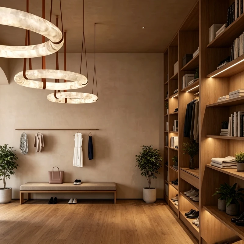 Led Luxury Leather Marble Ring Gold Designer Chandelier Lighting 2026 New Trend Suspension Luminaire Lampen For Living Room