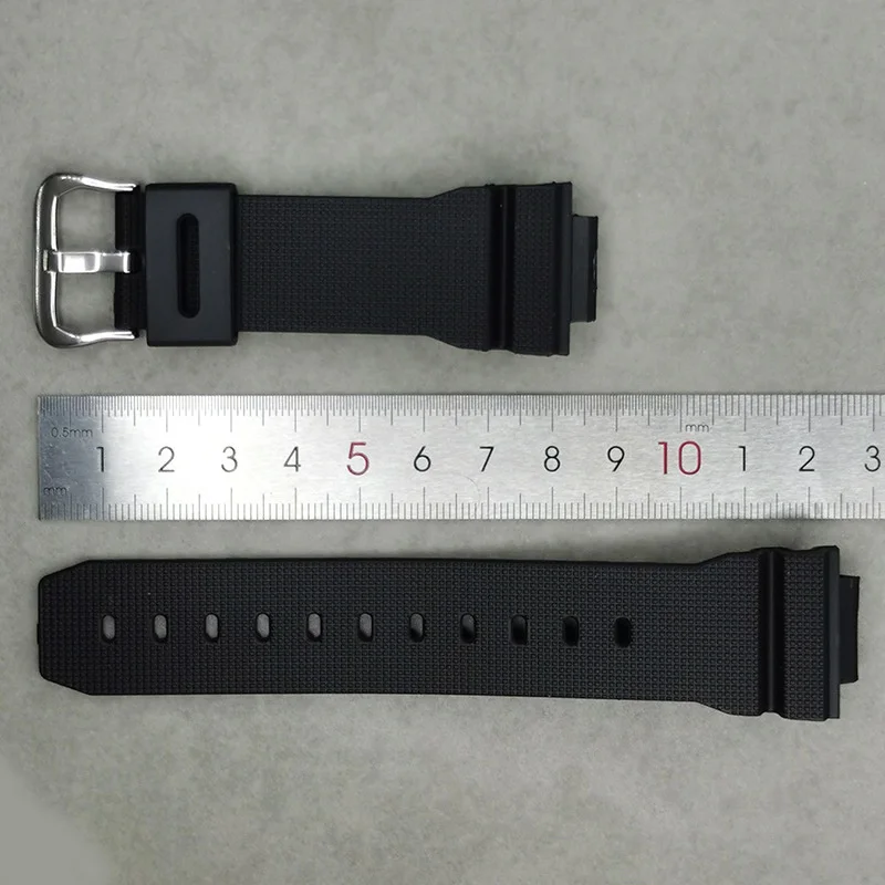 Voor Casio G-SHOCK DW6900 Wit groen blauw rood Geruite plastic horlogeband CASIO Gespecialiseerde polsband Horloge accessoires