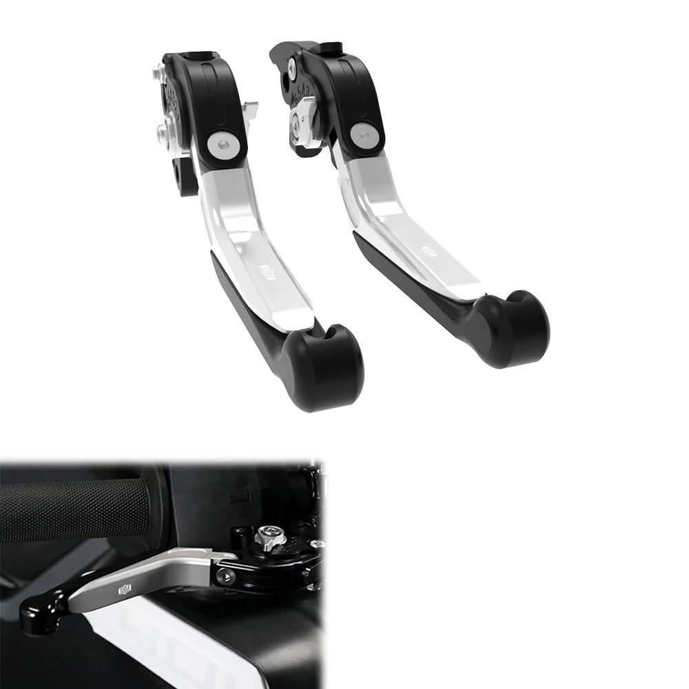 Handle Levers Fit For Yamaha XSR125 2021 2022 2023 Motorcycle CNC Aluminum Brake Clutch Levers Adjustable Foldable Extendable