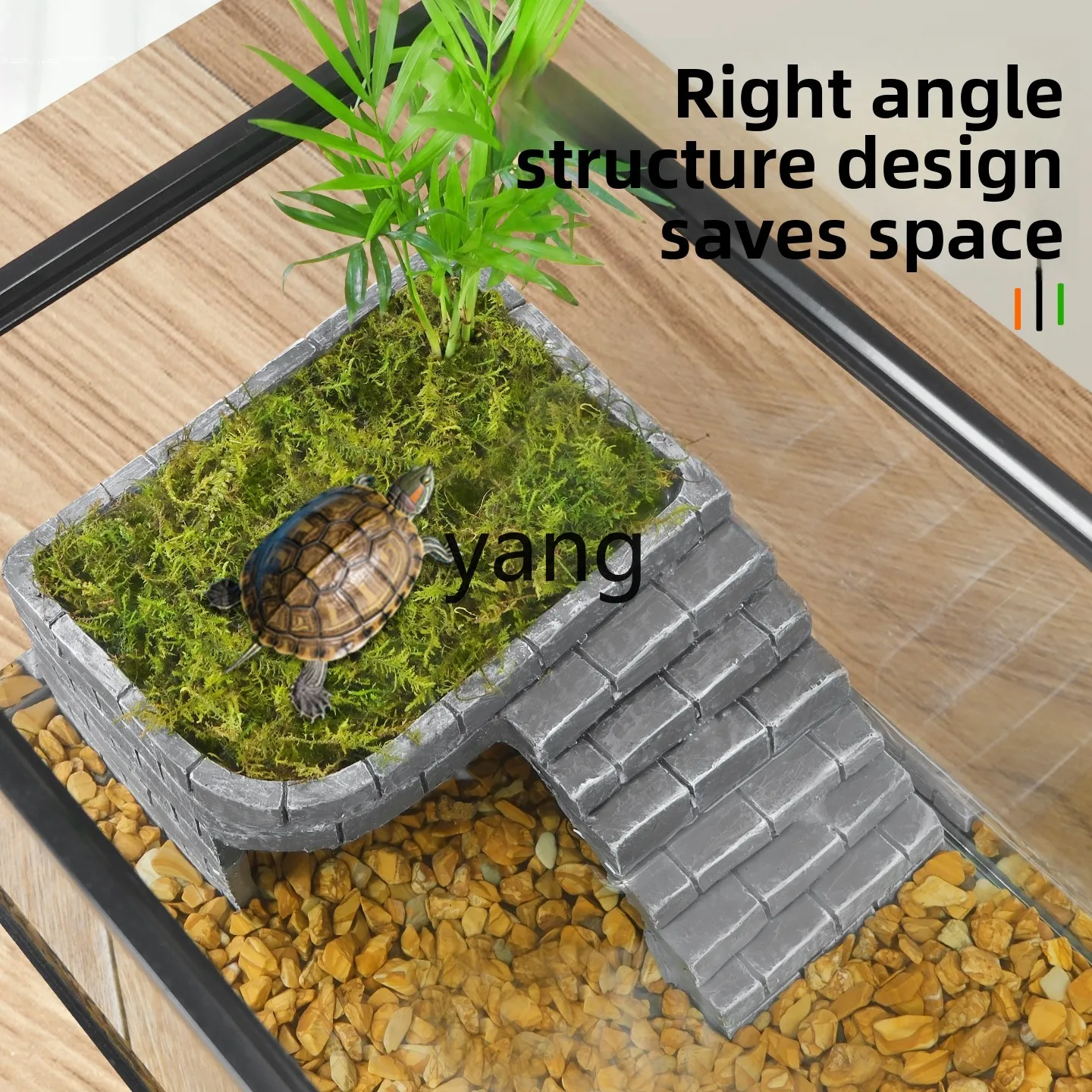 LMM turtle drying platform, escape house landscaping, high water level turtle drying platform