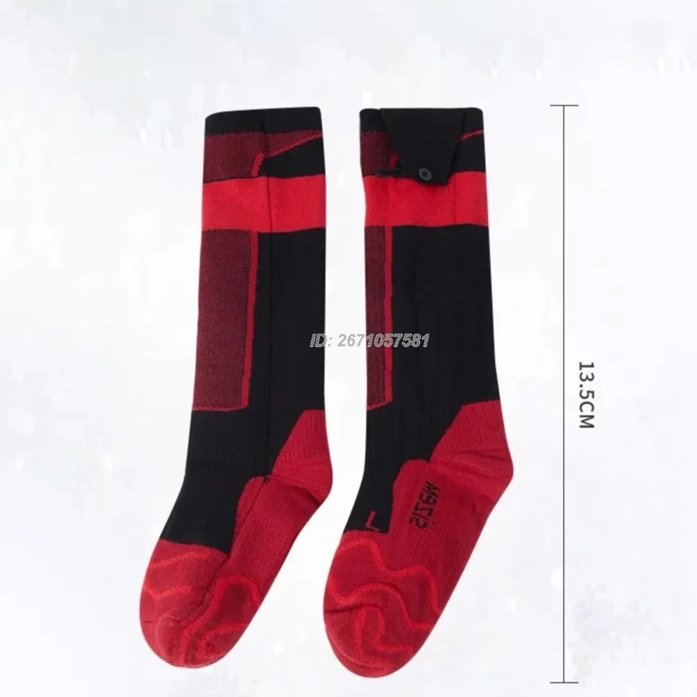 New Heated Socks Rechargeable 6000mah Electric Heated Skiing Socks Snowboarding Outdoor Sports Foot Warmer Winter Thermal Socks - Image 4
