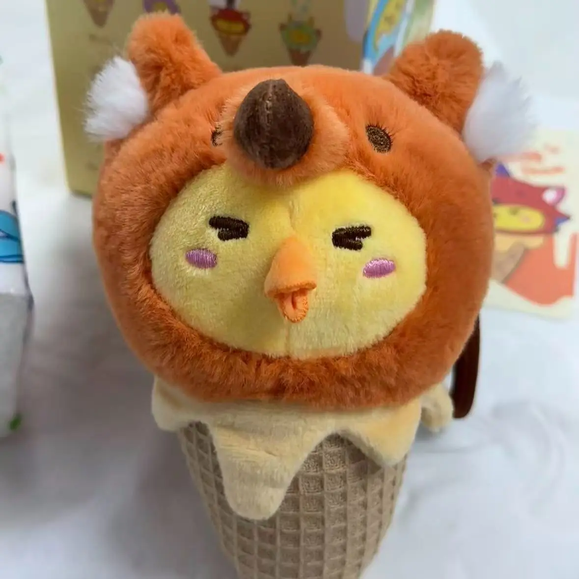 محشوة 10 سنتيمتر أنيمي KPL حلم فريق البضائع شو شينزين (Jiuwei) الآيس كريم الجسم أفخم دمية لعبة فستان ناعم القطن طفل هدية