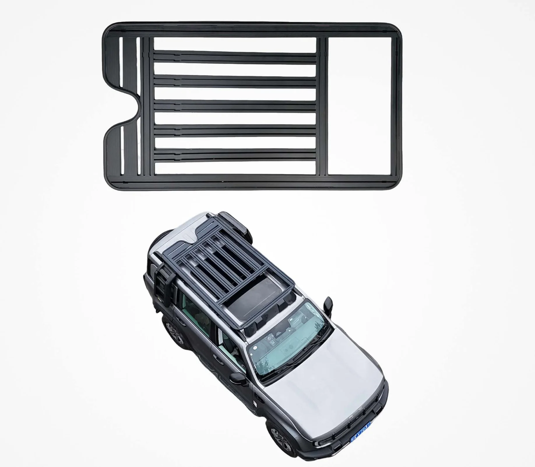 

Factory Sale High Quality Roof Platform Upgrade Auto Parts BAIC BJ40 PLUS Roof Luggage Rack Off-road Modification Accessories