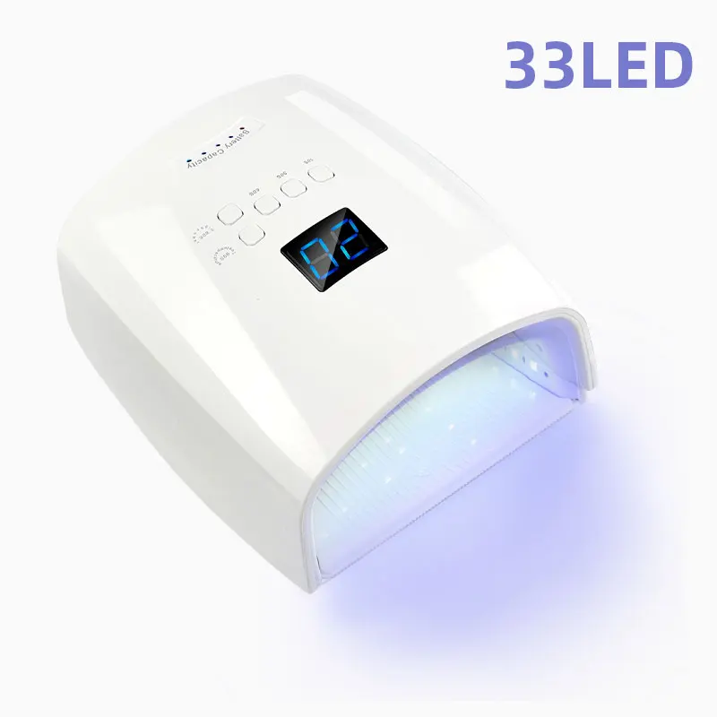 Oplaadbare Uv Led Nagellamp 66W Lamp Voor Manicure Met Lcd-Scherm 4 Timer Instellingen Nail Art Manicure Tools Voor Thuis En Salon