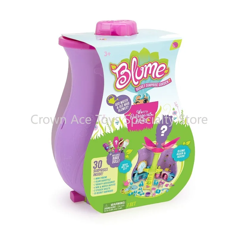 Original Blume Secret Surprise Garden Magic Water Activated Random Style Elves Figure Doll Blooming Kids Playset Christmas Toys