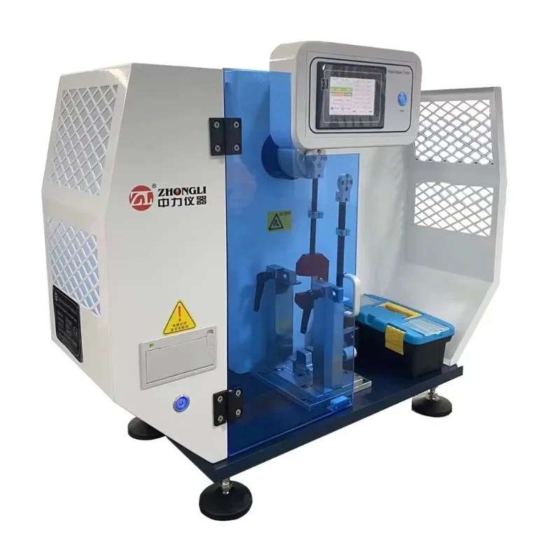 Lab High Quality PLC ISO 9854 Plastic Industry Strength Charpy Pendulum Impact Tester For HDPE PPR U-PVC Pipes