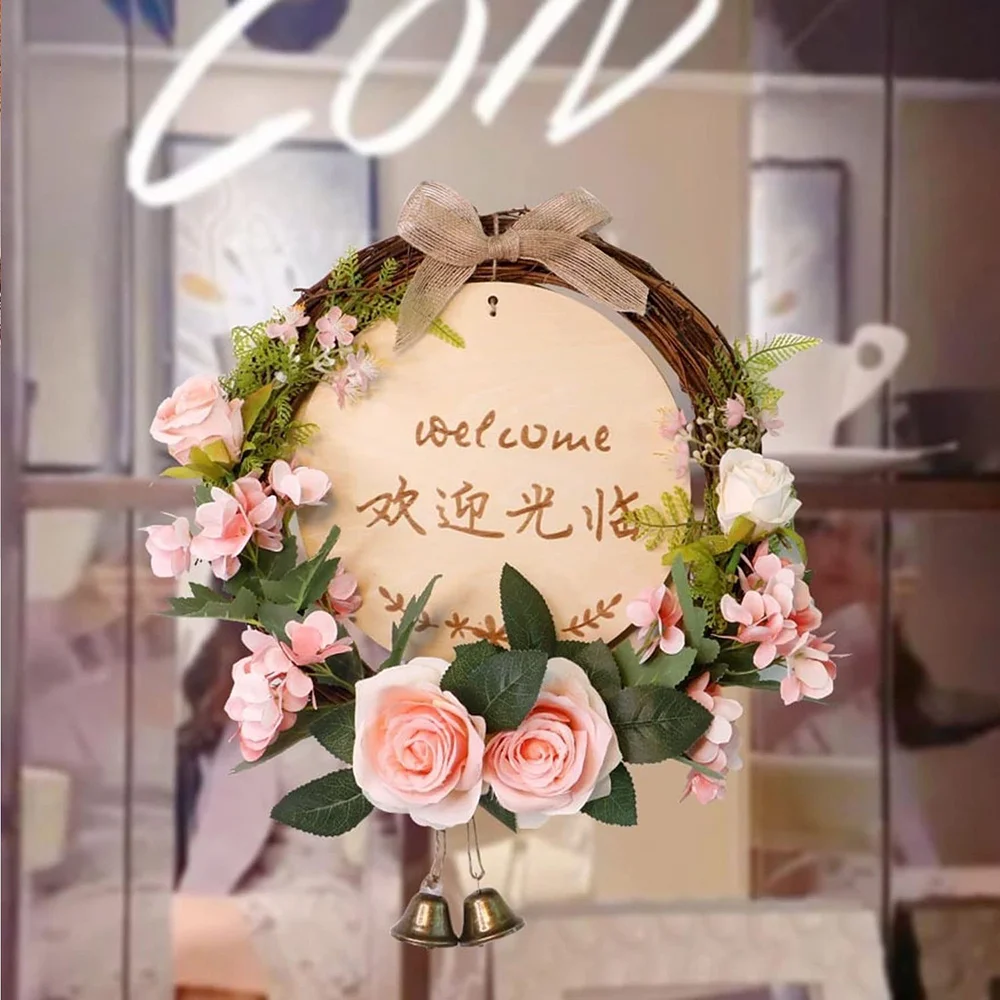 10PCS 8Inch Wood Circles for Crafts  Unfinished Blank Wooden Circle Wood Slices for Painting Holiday Decor