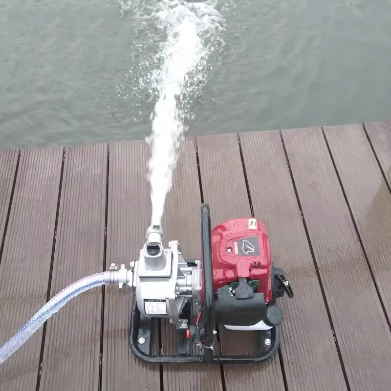 

Мощный четырехтактный водяной насос, 1-дюймовое ирригационное оборудование с высокой головкой, садовая ферма, портативный беспроводной водяной насос