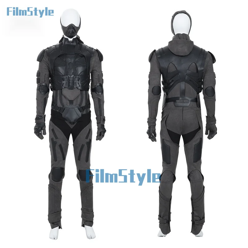 Paul Atreides Cosplay Costume Men Armor Suit Bodysuit Cloak Mask Full Set Movie Costume Halloween Carnival Party Disguise Outfit