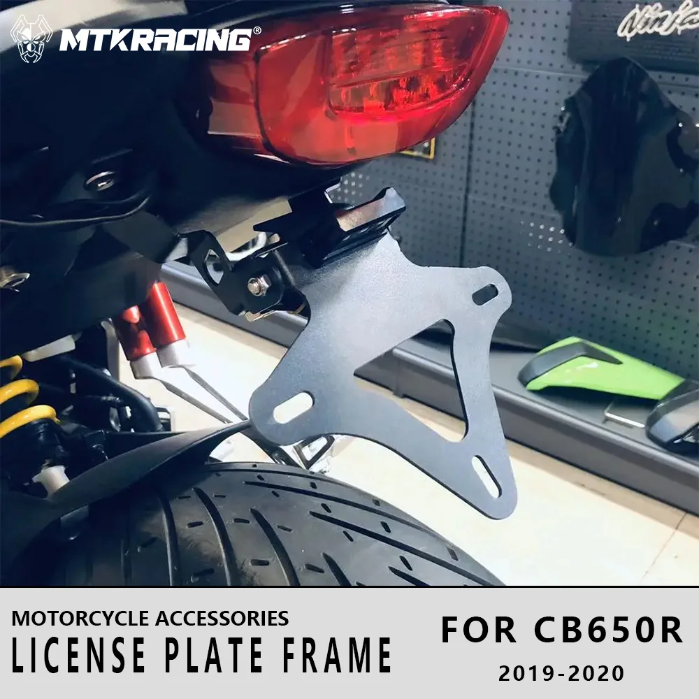 

MTKRACING для HONDA CB650R 2019-2020, кронштейн для мотоцикла, рама, хвост, аккуратное крыло, держатель номерного знака