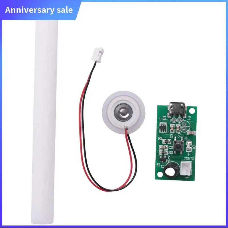 

LUCK-3Pcs Mist Maker Atomization Plate With 5V USB Humidifier Module Integrated Circuit Board Driver With Timing Switch