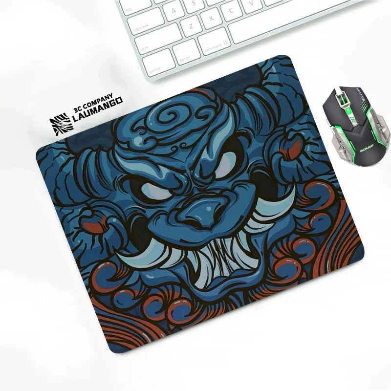 E-ESPORTS TIGER Pad Mouse Ped Small Gaming Pc Accessories Rubber Mat Gamer Cabinet Mausepad Deskmat Mousepad Mats Keyboard Desk