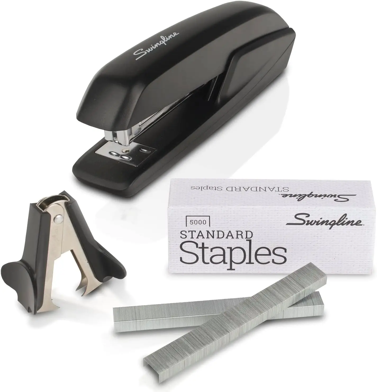 

Swingline Stapler Value Pack with 20 Sheet Capacity, Jam Free, Includes Stapler, 5000 Staples & Staple Remover, Black
