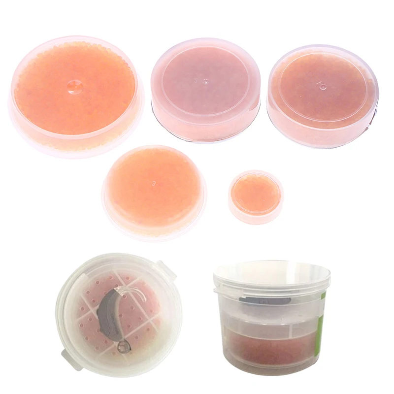 1/2Pcs Cochlear Hearing Aid Drying Capsules Desiccant Dehumidifier Drying Pallet Desiccant Dehumidifier Hearing Aid Accessories
