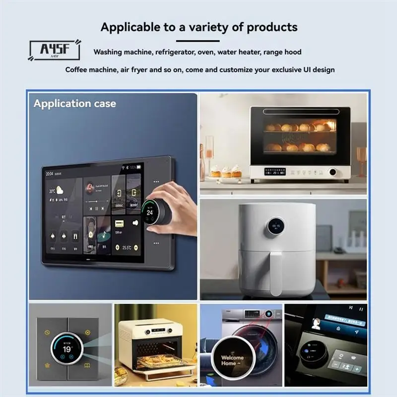 

A45F-ESP32 S3 LVGL Development Board 1.5-Inch 466X466 Round OLED Touch Knob Display Wifi Bluetooth With Adapter Board