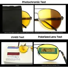 Photochromic Polarized Pilot Sunglasses #2