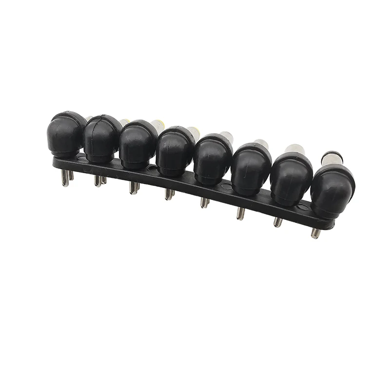 8 sztuk uniwersalne złącze wtykowe męskie DC 2 Pin wtyczki do ładowania zestaw końcówek adaptera 5.5x2.5/2.1/1.7/4.8x1.7/4.0x1.7/3.5x1.35mm — zdjęcie 3